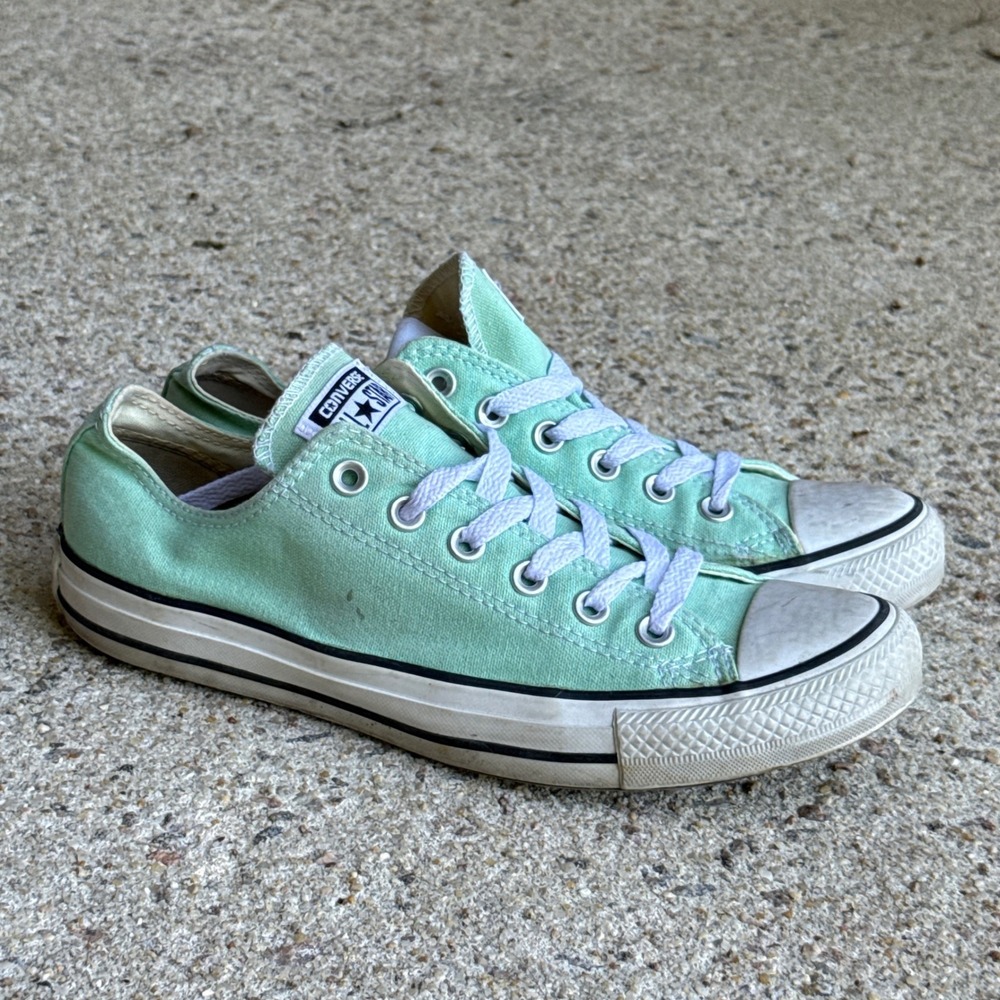 Converse Unisex CT All Star Ox 136565F Mint Green Casual Shoes Sneakers M 7 W 9